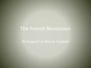 The French Revolution