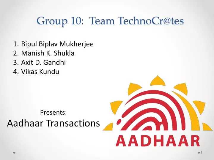 group 10 team technocr@tes