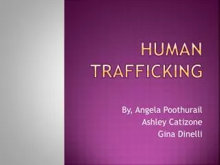 Human Trafficking