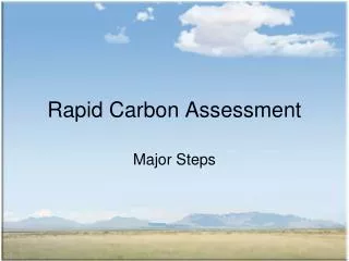 Rapid Carbon Assessment