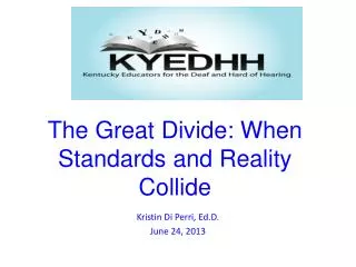 The Great Divide: When Standards and Reality Collide