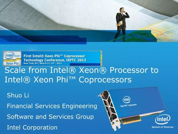 scale from intel xeon processor to intel xeon phi coprocessors