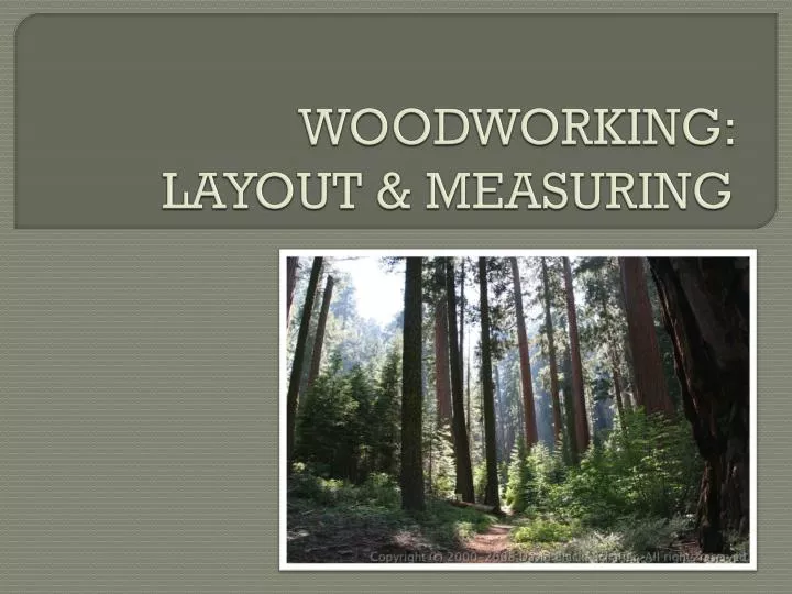woodworking layout measuring