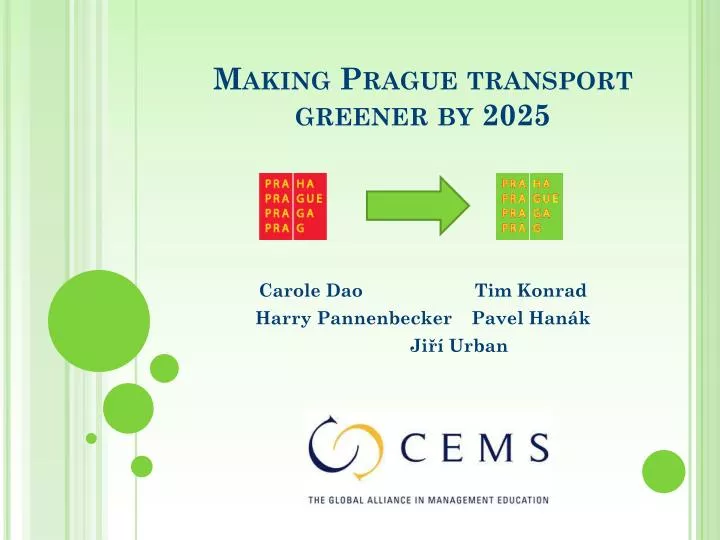 making prague transport greener by 2025