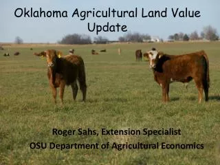 Oklahoma Agricultural Land Value Update
