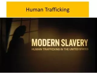 human trafficking