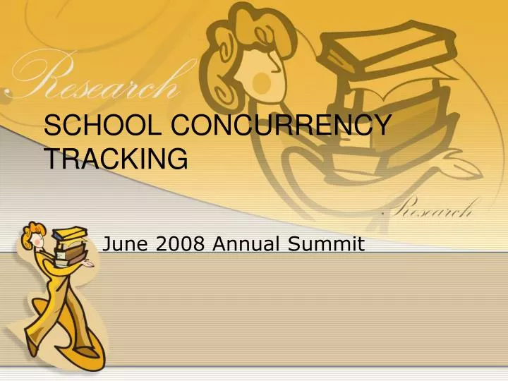 school concurrency tracking