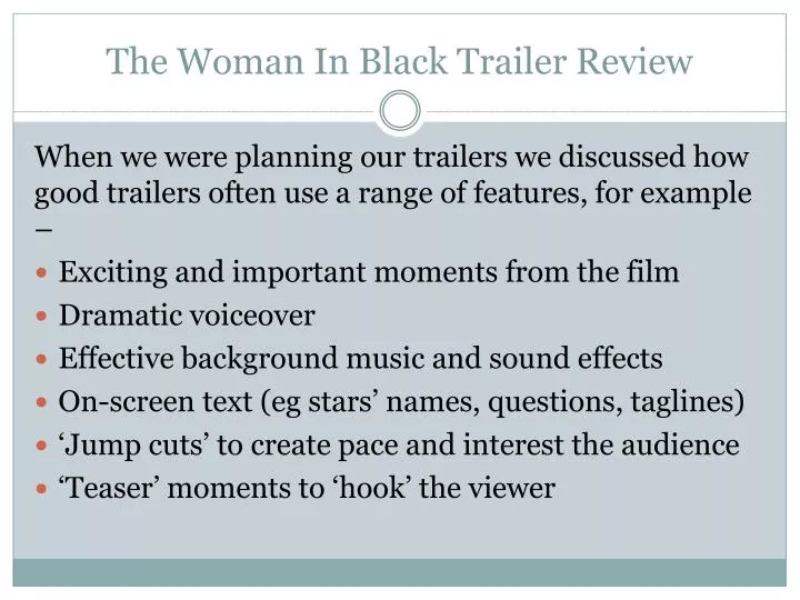 the woman in black trailer review