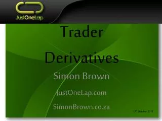 Trader Derivatives