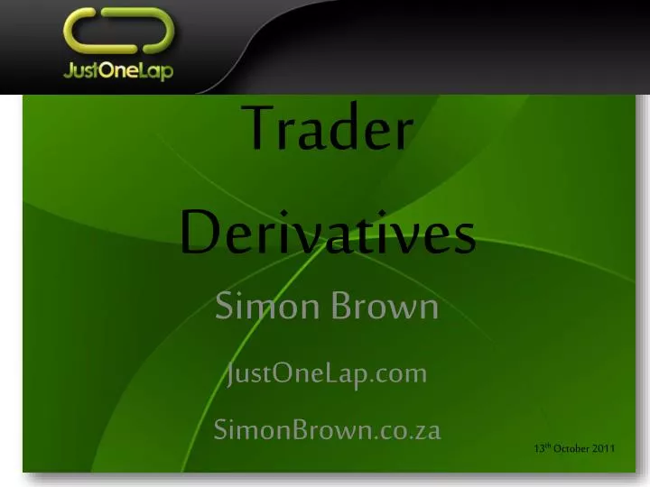 trader derivatives
