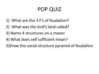 POP QUIZ