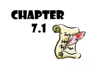 Chapter 7.1