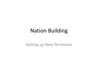 Nation Building