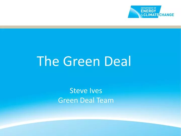 steve ives green deal team