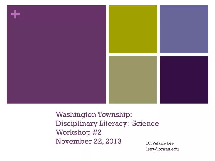 washington township disciplinary literacy science workshop 2 november 22 2013