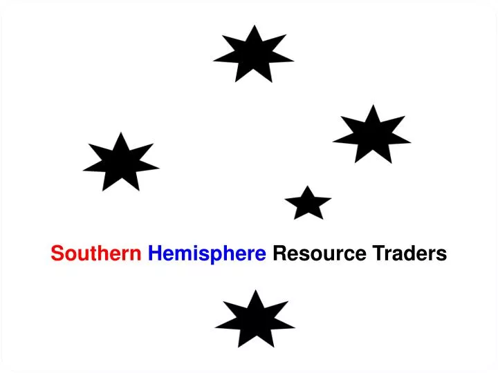 southern hemisphere resource traders