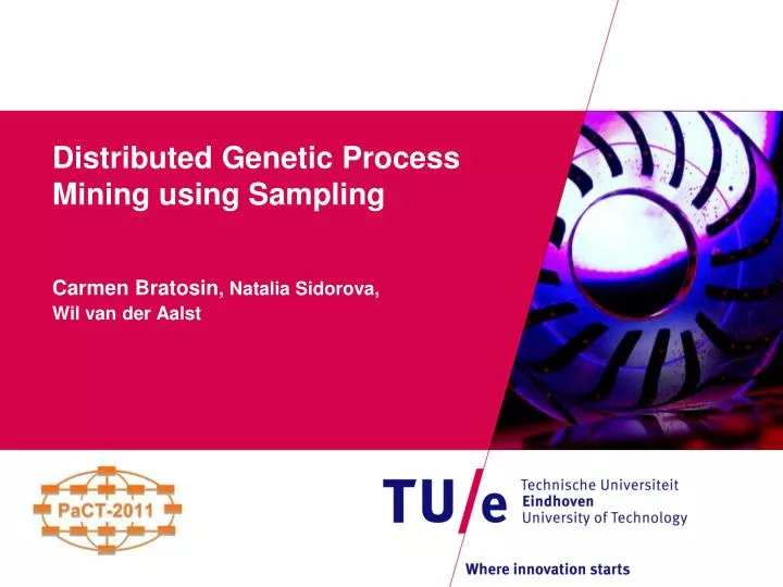 distributed genetic process mining using sampling