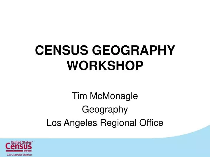 census geography workshop