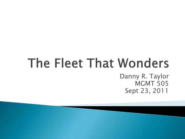 the fleet that wonders