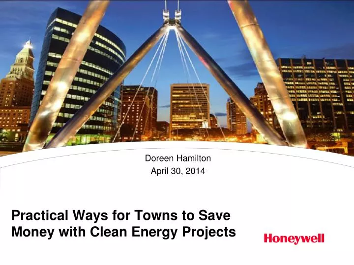 practical ways for towns to save money with clean energy projects