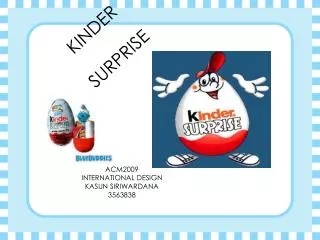 KINDER SURPRISE