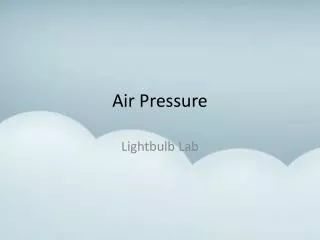 Air Pressure