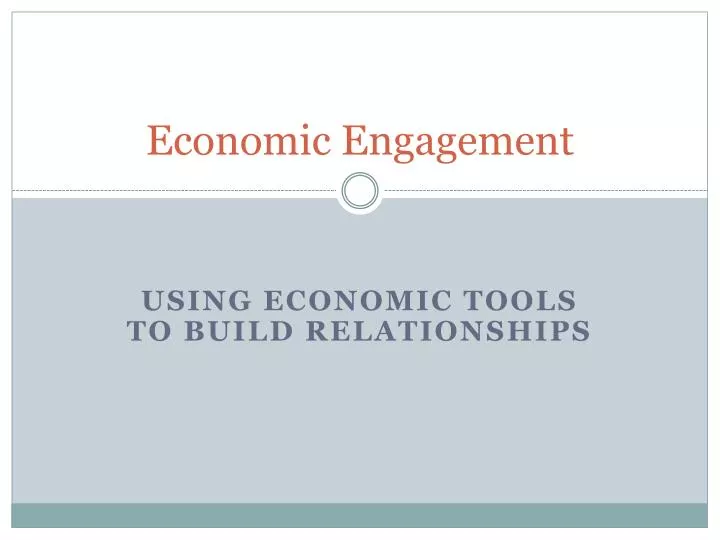 economic engagement