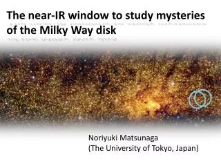 The near-IR window to study mysteries of the Milky Way disk