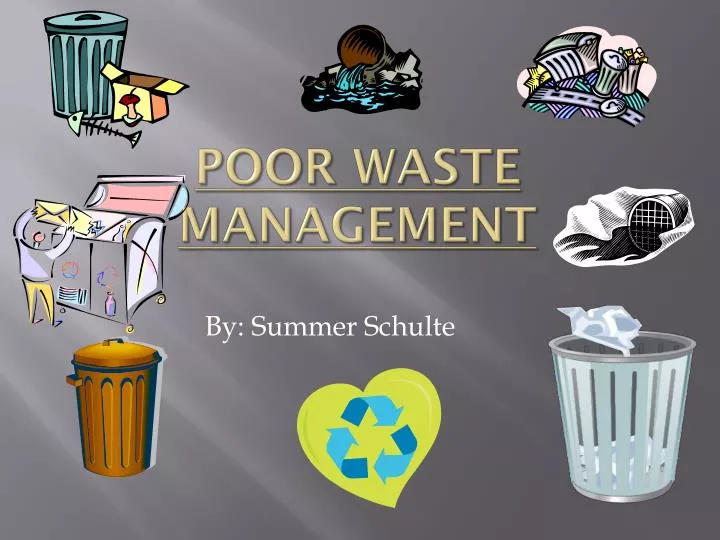 poor waste management