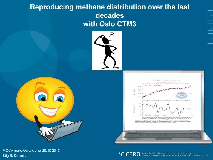 reproducing methane distribution over the last decades with oslo ctm3