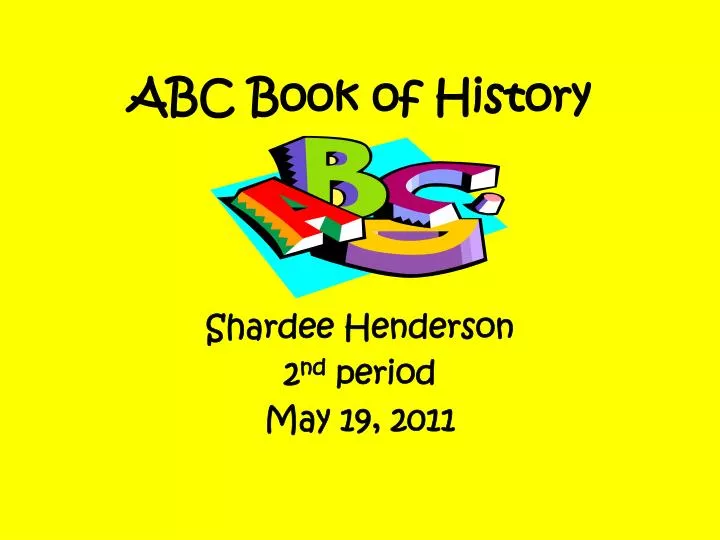 abc book of history