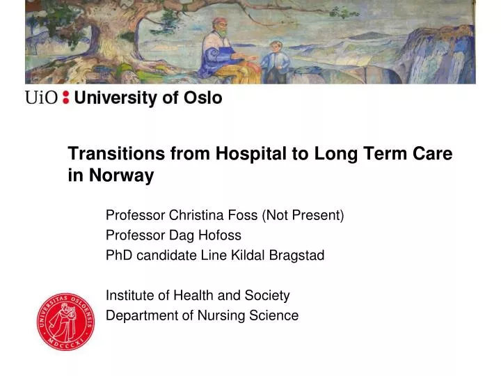 transitions from hospital to long term care in norway