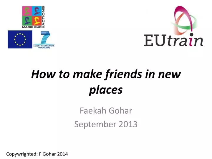 how to make friends in new places