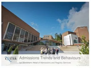 Admissions Trends and Behaviours
