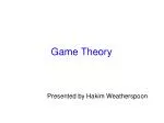 Game Theory - slide 1