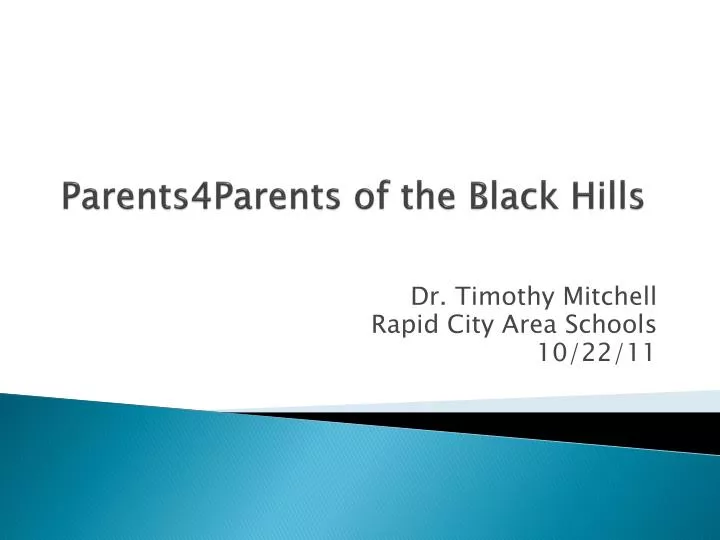 parents4parents of the black hills