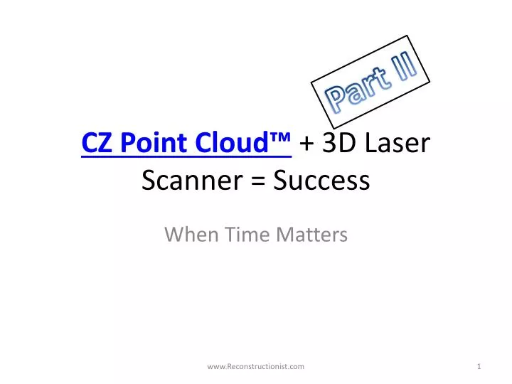 cz point cloud 3d laser scanner success
