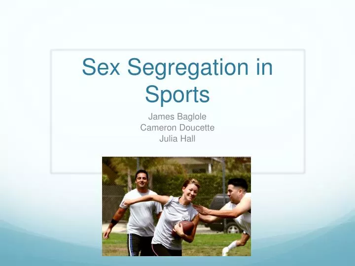 sex segregation in sports
