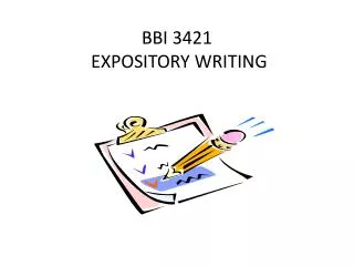 BBI 3421 EXPOSITORY WRITING