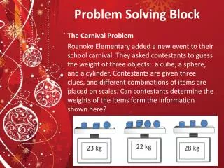 Problem Solving Block