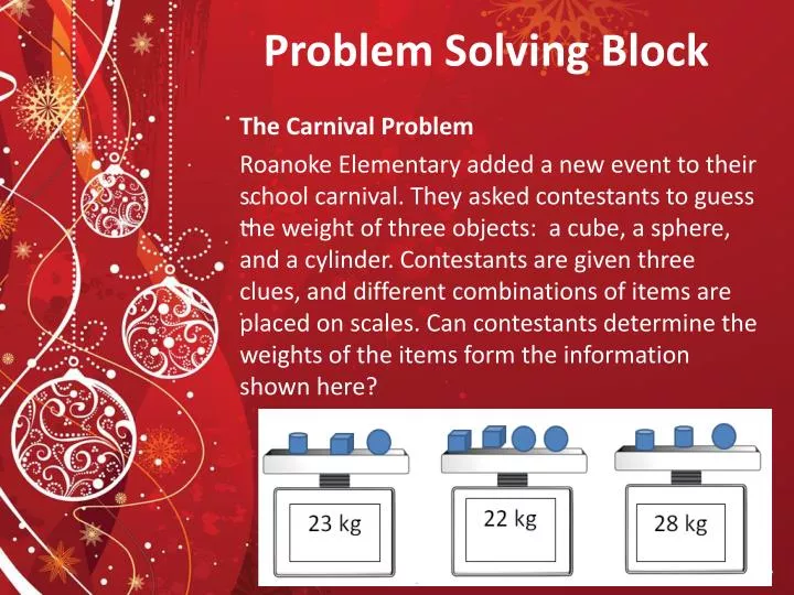 problem solving block