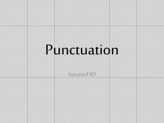 punctuation