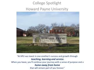 Howard Payne University