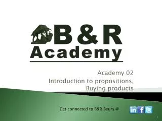 Academy 02 Introduction to propositions, Buying products