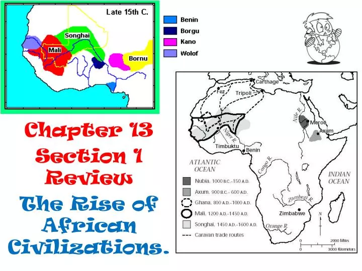chapter 13 section 1 review the rise of african civilizations