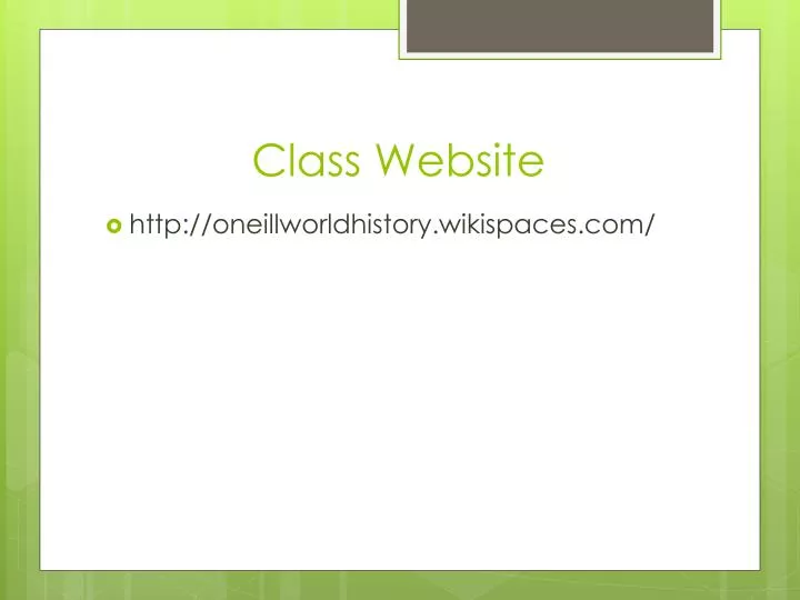 class website