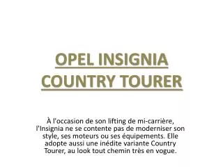 opel insignia country tourer