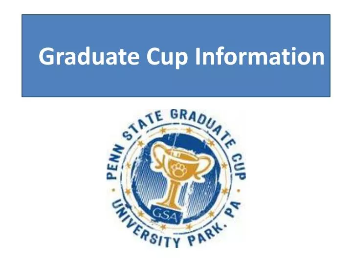 graduate cup information