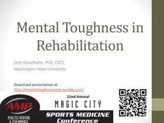 Mental Toughness in Rehabilitation