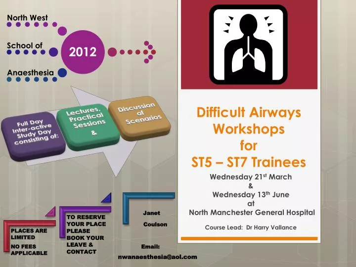 difficult airways workshops for st5 st7 trainees